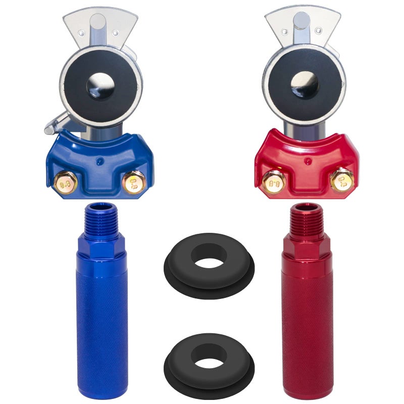 boeray Glad Hand Handles, Air Glad Hand for Semi Trucks and Trailers with Extension Handles, Tractor Glad Hand Grips with Seals for Air Hose Freightliner - Image 1